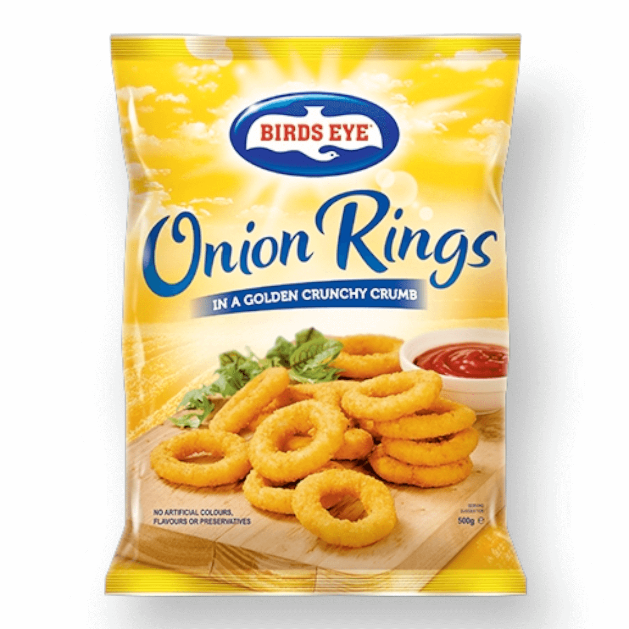 Birdseye Onion Crumbed Rings 500gm Shopifull