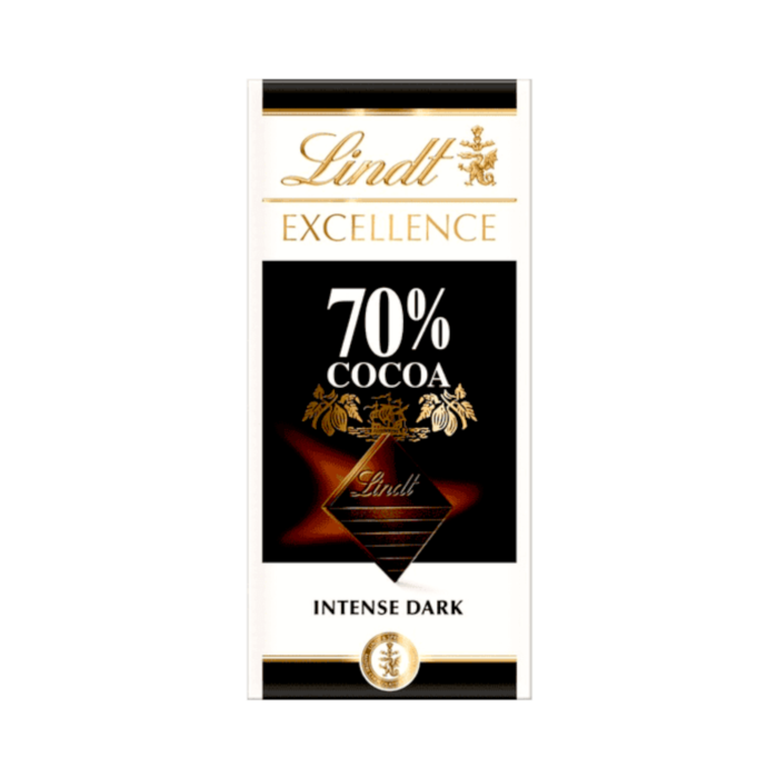 Lindt Excellence 70 Cocoa Intense Dark Chocolate 100g Shopifull