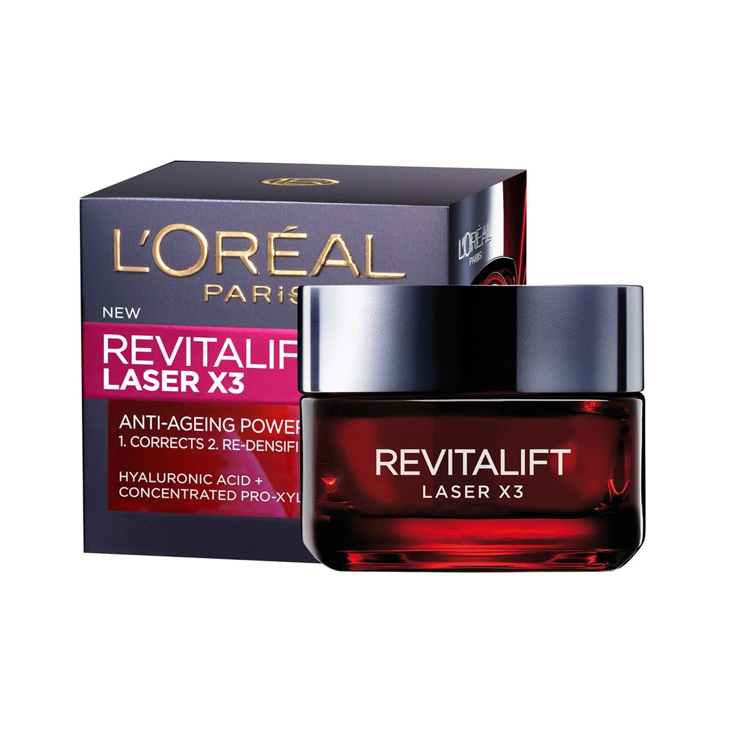 LOreal Paris Revitalift Laser X3 New Skin Anti-Aging Day Cream 50ml â Shopifull