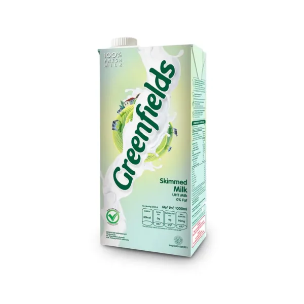 Greenfields UHT Skimmed Milk - 1L - Image 1