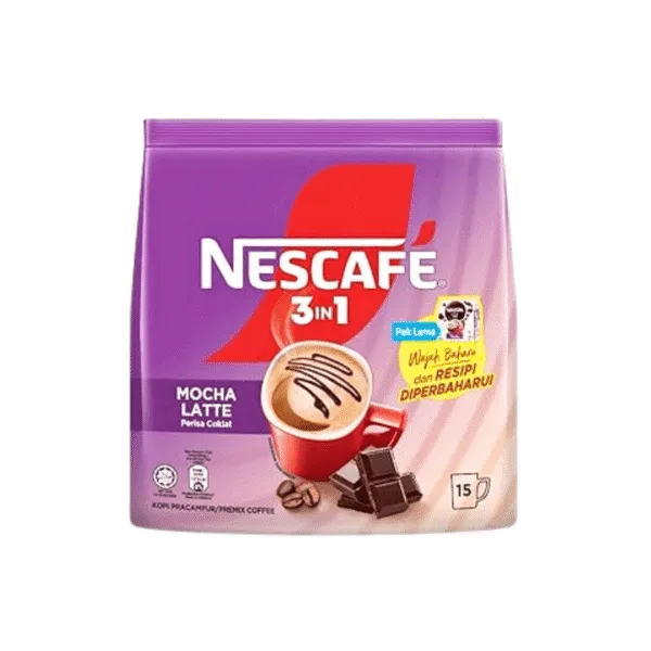 Nescafe 3in1 Mocha Latte - 15x25g Nescafe 3in1 Mocha Latte - 15x25g - Image 1