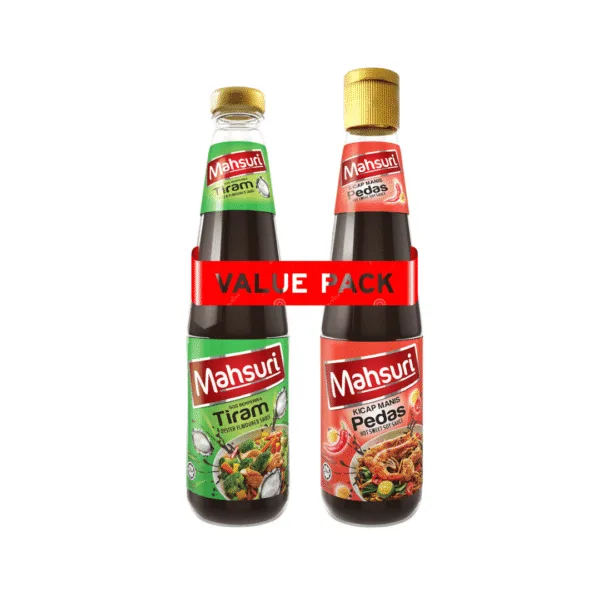 Mahsuri Value Pack [Kicap Manis Pedas - 410ml + Oyster Sauce - 510g] - Image 1