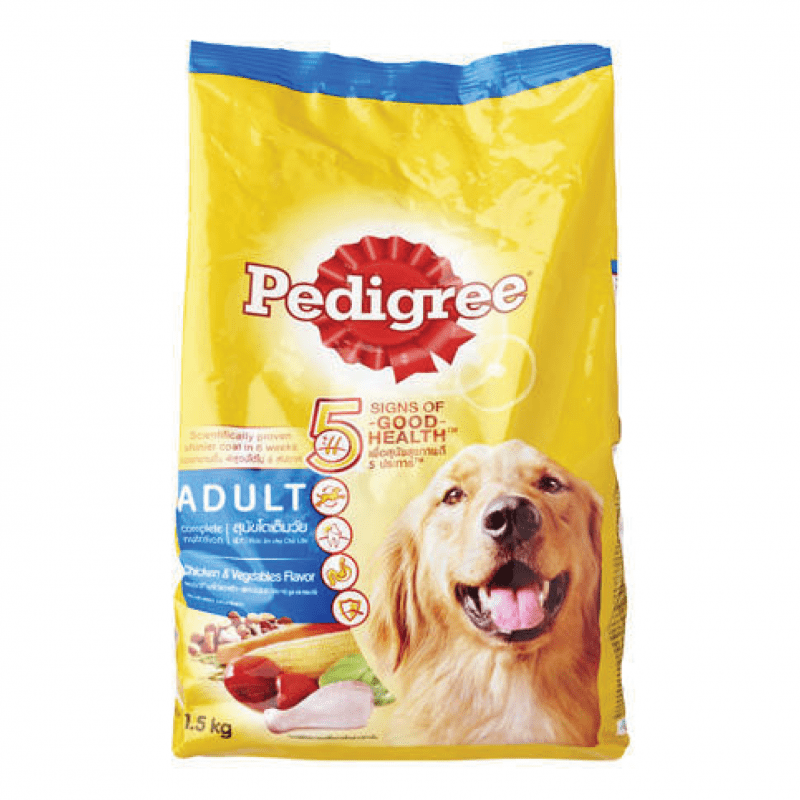 Pedigree Adult: Chicken & Vegetables Flavor 1.5kg – Shopifull