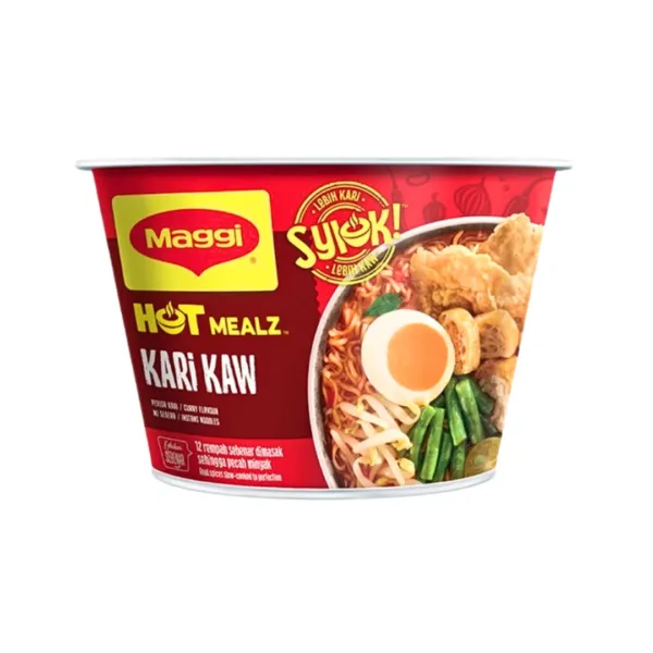 Maggi Syiok Hot Mealz Kari Kaw Cup Noodles - 90g - Image 1