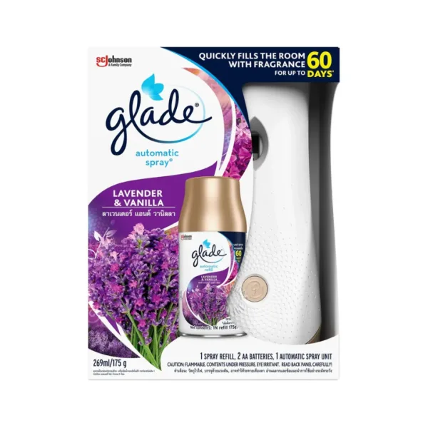 Glade Automatic Spray Lavender & Vanilla  - 252ml - Image 1
