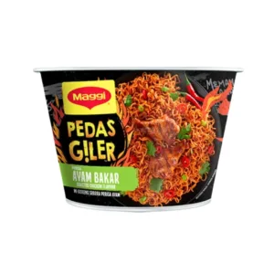Maggi Pedas Giler Perisa Ayam Bakar Flavour Instant Bowl Noodle - 93g