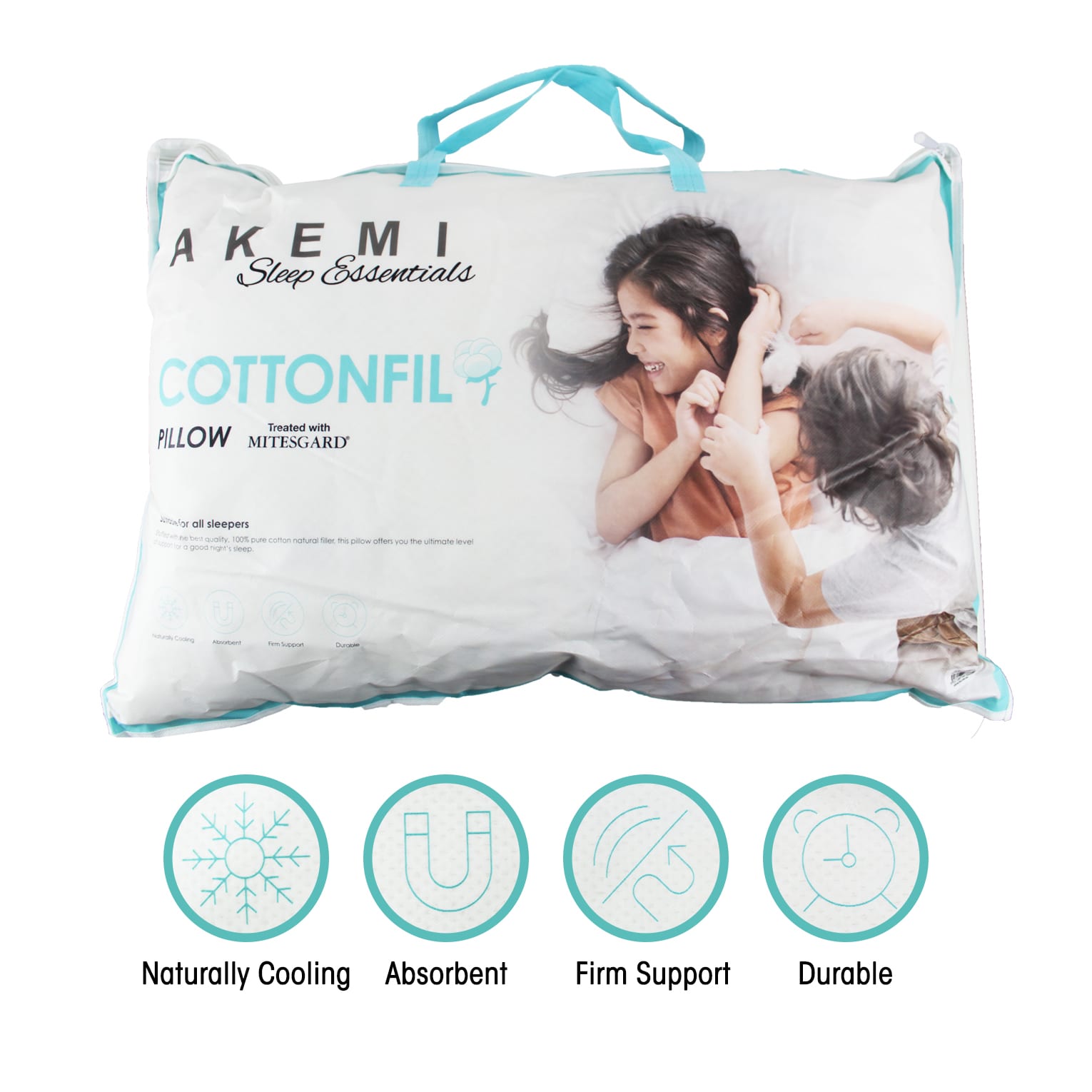 Akemi Sleep Essentials Cottonfilo Pillow – Shopifull