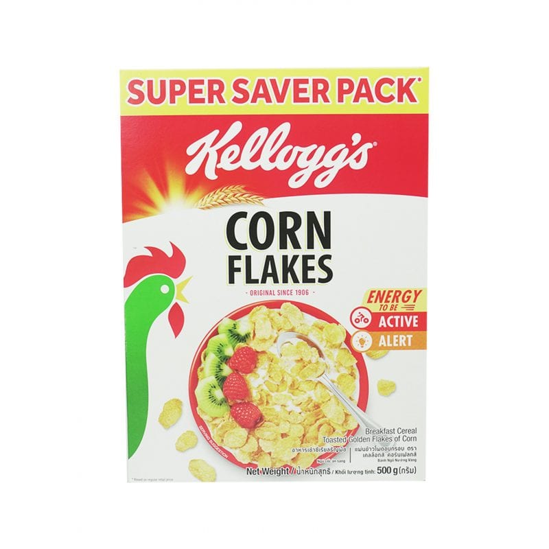 Download Kellogg's Corn Flakes Original (Energy To Be Active Alert Pack) 500g - Shopifull
