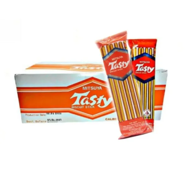 Mitsuya Tasty Stick Biscuit - 30Packs X 18g - Image 1