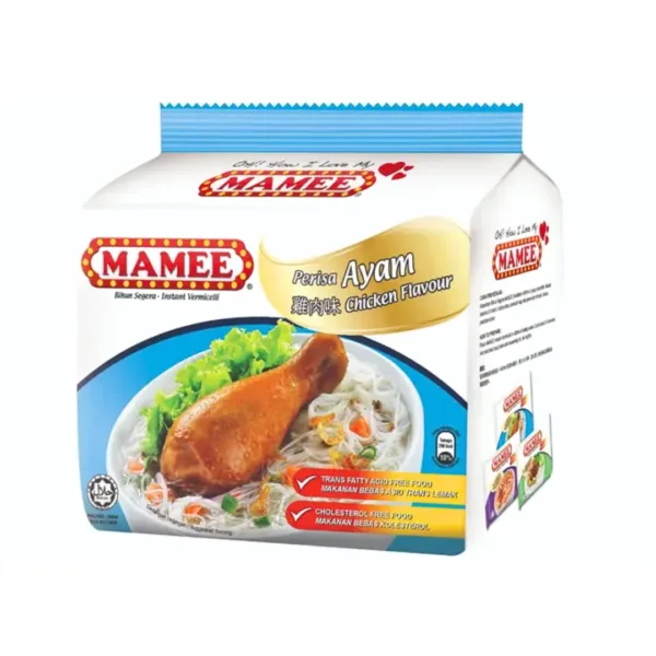 Mamee Perisa Instant Vermicelli Ayam Flavour - 5x55g - Image 1