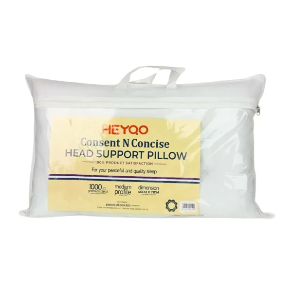 Sukame Heyqo Consent & Concise Head Support Pillow - [19X29] - Image 1