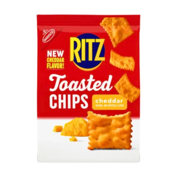 Ritz Toasted Chips Cheddar Natural And Artificial Flavor - 229g Ritz Toasted Chips Cheddar Natural And Artificial Flavor - 229g - Image 1