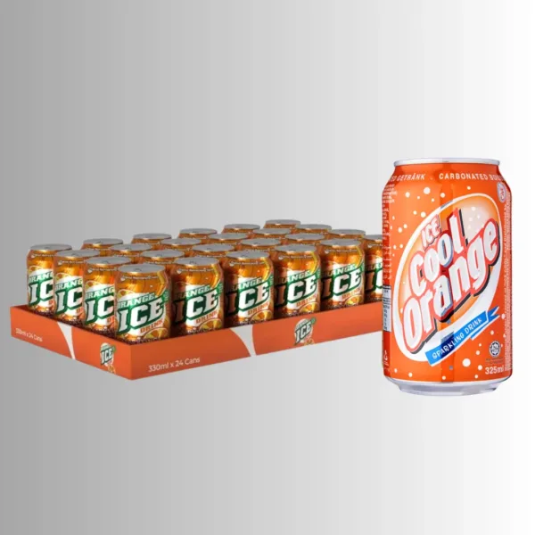Ice Cool Orange Drink - 24Pcsx325ml - Image 1