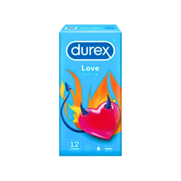 Durex Love Easy-On Condoms - 12Pcs Durex Love Easy-On Condoms - 12Pcs - Image 1