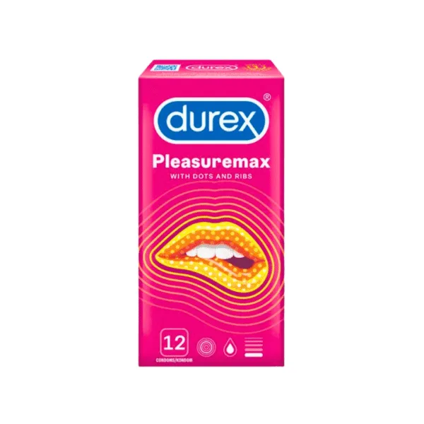 Durex Pleasuremax With Dots And Ribs Condoms - 12Pcs Durex Pleasuremax With Dots And Ribs Condoms - 12Pcs - Image 1