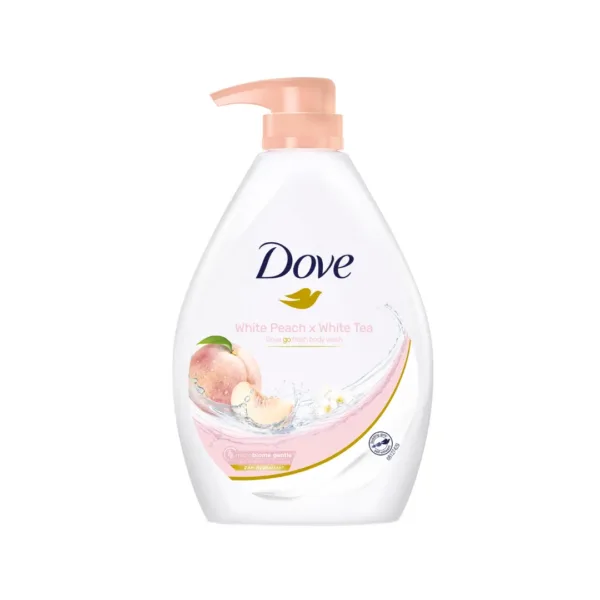 Dove White Peach x White Tea Microbiome gentle Fresh Body Wash - 1L - Image 1