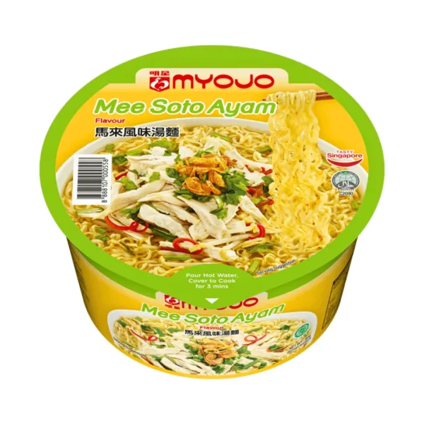 Myojo Mee Soto Ayam Flavour Instant Cup Noodles - 80g Myojo Mee Soto Ayam Flavour Instant Cup Noodles - 80g - Image 1