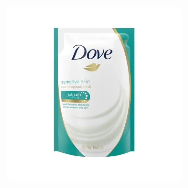 4 Dove Sensitive Skin Nutrium Moisture Nourishing Body Wash - 850ml - Image 1