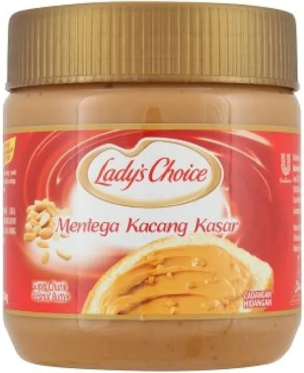 61c1aFR6kPL._AC_UF894,1000_QL80_ Lady’s Choice Super Chunk Peanut Butter (Menega Kacang Kasar) 340g - Image 1