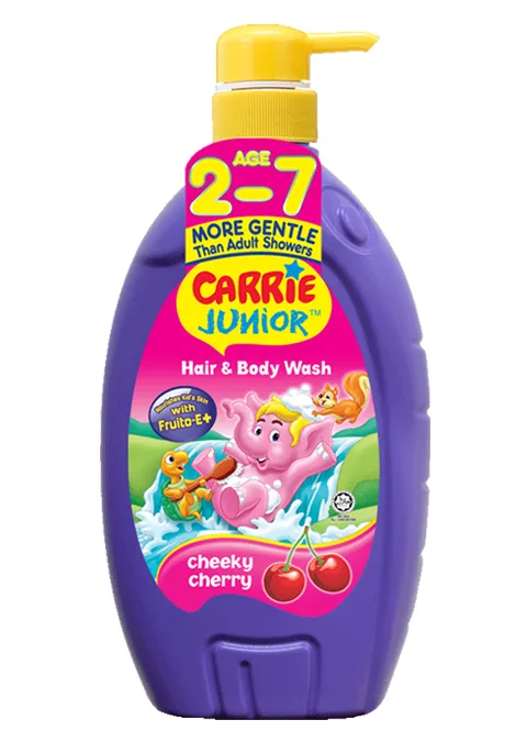 Carrie Junior Hair & Body Wash Cheeky Cherry 1Lit Carrie Junior Hair & Body Wash Cheeky Cherry 1Lit - Image 1