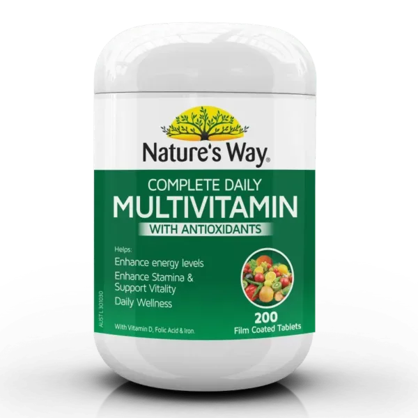 Nature’s Way Complete Daily Multivitamin With Antioxidants 200Capsules - Image 1