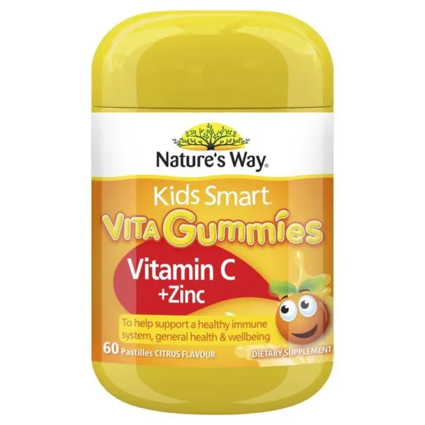 Nature’s Way Kids Smart Vita Gummies Vitamin C+Zinc 60Pastilles - Image 1