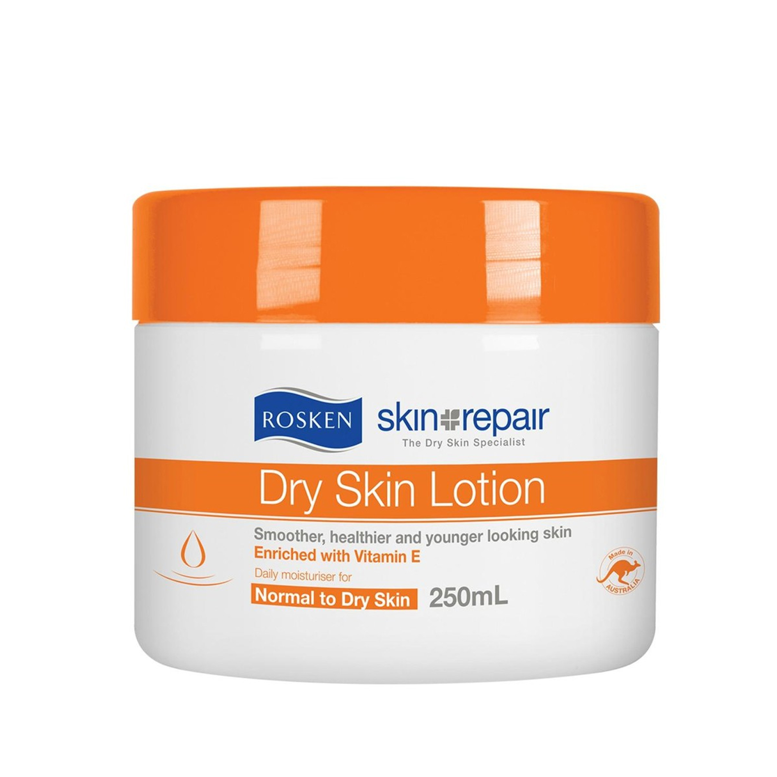 Rosken Skin Repair Dry Skin Lotion Daily Moisturiser For Normal To Dry Skin 75ml Shopifull