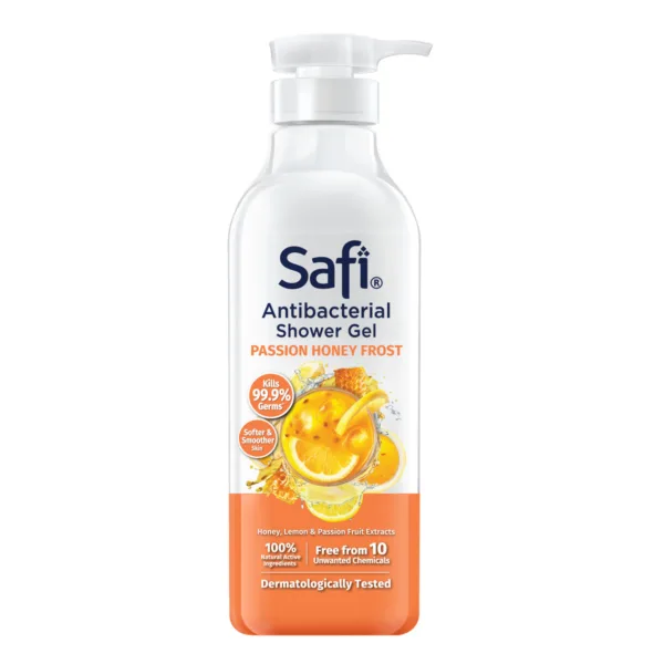 Safi Anti-Bacterial Shower Passion Honey Frost Feel The Shower Freshness 1kg - Image 1