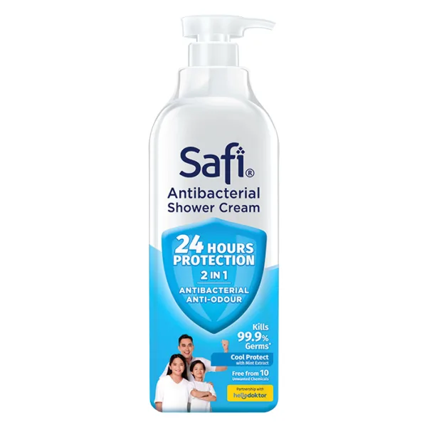 Safi Antibacterial Shower Cream Cool Protect 1kg Safi Antibacterial Shower Cream Cool Protect 1kg - Image 1
