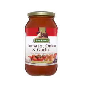 San Remo Tomato, Onion & Garlic Pasta Sauce 500gm