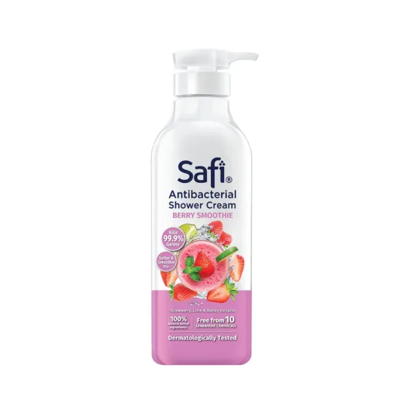 Safi Anti-Bacterial Shower Berry Smoothie Feel The Shower Freshness 1kg Safi Anti-Bacterial Shower Berry Smoothie Feel The Shower Freshness 1kg - Image 1