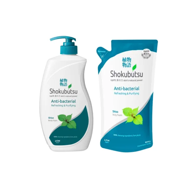 Shokubutsu Antibacterial Refreshing & Purifying Shiso Body Foam Shokubutsu Antibacterial Refreshing & Purifying Shiso Body Foam - Image 1