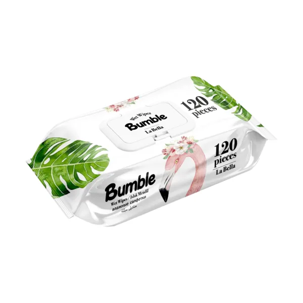 Bumble Wet Wipes (La Bella) - 120Pcs - Image 1