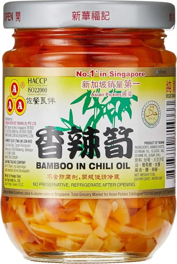 AAA Bamboo In Chili Oil 170g - Image 1