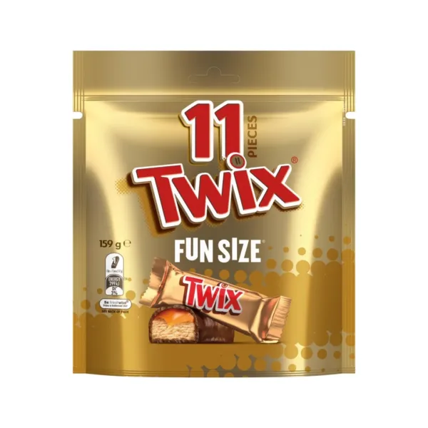 Twix 11 Fun Size Chocolate - 159g - Image 1