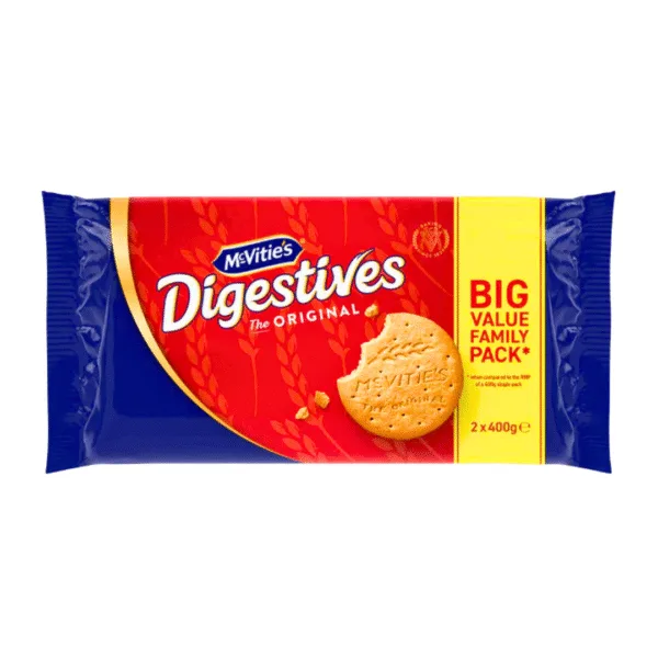 Mc Vities Digestive Biscuits Original - 2x400g - Image 1