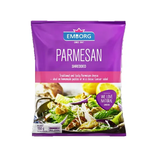Emborg Parmesan Shredded Cheese -150g Emborg Parmesan Shredded Cheese -150g - Image 1