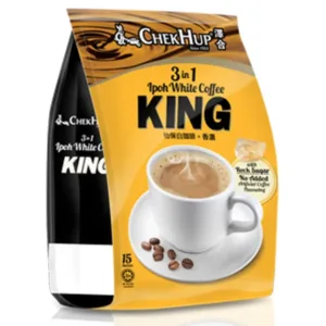 Chek Hup 3In1 Ipoh White Coffee King 12Pcsx40g