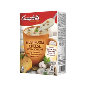 Campbell’s Minute Soup Mushroom Cheese With Croutons 3Pcsx63g