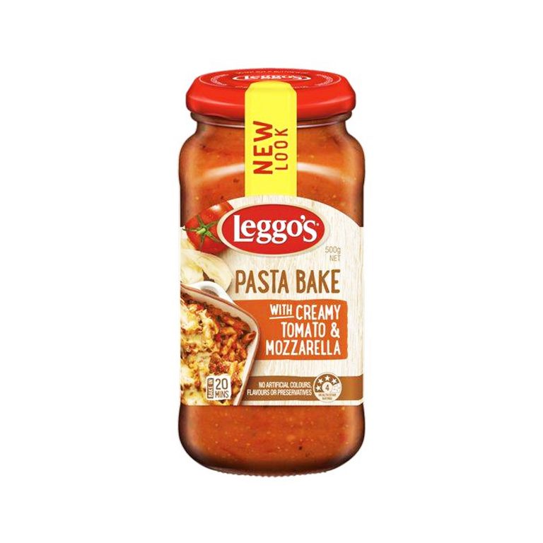 Leggo’s Pasta Bake With Creamy Tomato & Mozzarella 500g – Shopifull