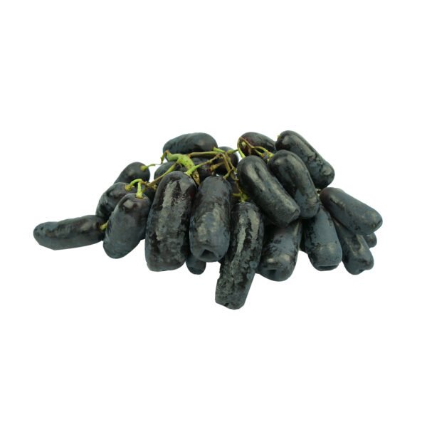 China fresh Moon Drop Black Sweet Seedless Grapes - 500g - Image 1