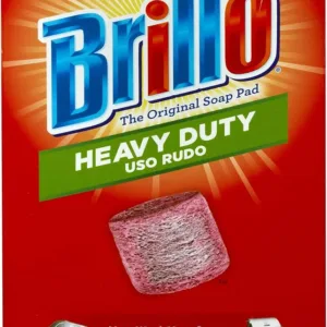 Brillo The Original Soap Pad Lemon Fresh Scent Steel Wool Soap Pads 10Pcs