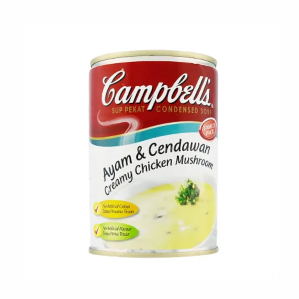 Campbells Ayam & Cendawan Creamy Chicken Mushroom 305g Campbells Ayam & Cendawan Creamy Chicken Mushroom - 305g - Image 1