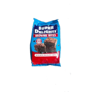 Super Delight Brownie Bites, Chocolate Chips Bites 20sx14g