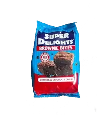 Super Delight Brownie Bites, Chocolate Chips Bites 20sx14g Super Delight Brownie Bites, Chocolate Chips Bites 20sx14g - Image 1
