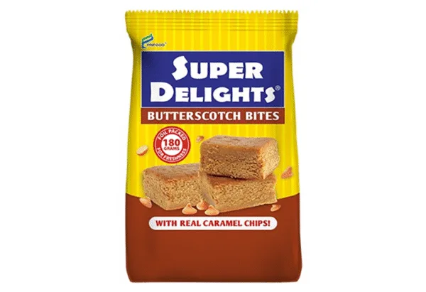 Super Delight Brownie Butterscotch Caramel and Chocolate Chips Bites 180gm Super Delight Brownie Butterscotch Caramel and Chocolate Chips Bites 180gm - Image 1