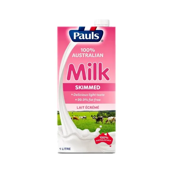 Pauls 100% Australian Skimmed Milk - 1L - Image 1