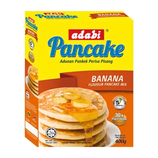Adabi Pancake Mix Banana Flavour - 400g - Image 1