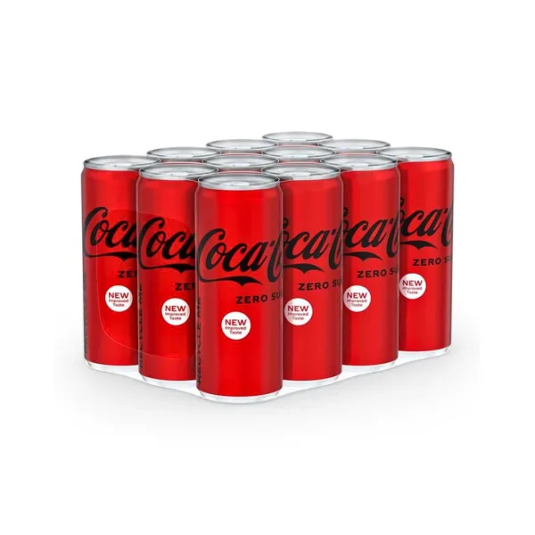 Coca Cola Zero, Coke Zero, Coke No Sugar - 12x320ml Coca Cola Zero, Coke Zero, Coke No Sugar - 12x320ml - Image 1
