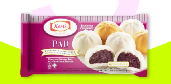 d475156d7b472787044c89ab96917995 Karts Pau Red Bean Steamed Bun 6 Pieces (360g) - Image 1